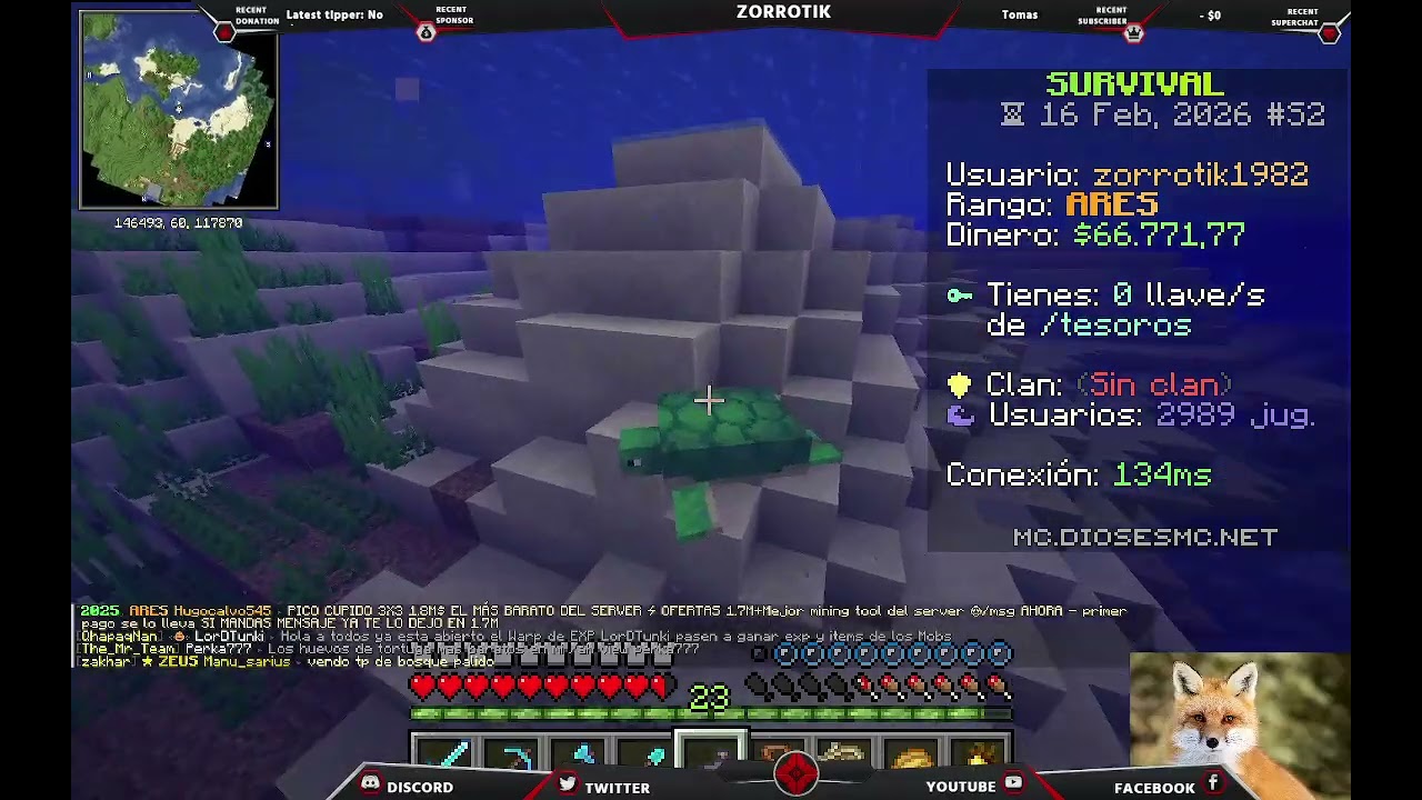 Un poquito de minecraft...en DIOSES MC... (Part 11/15)