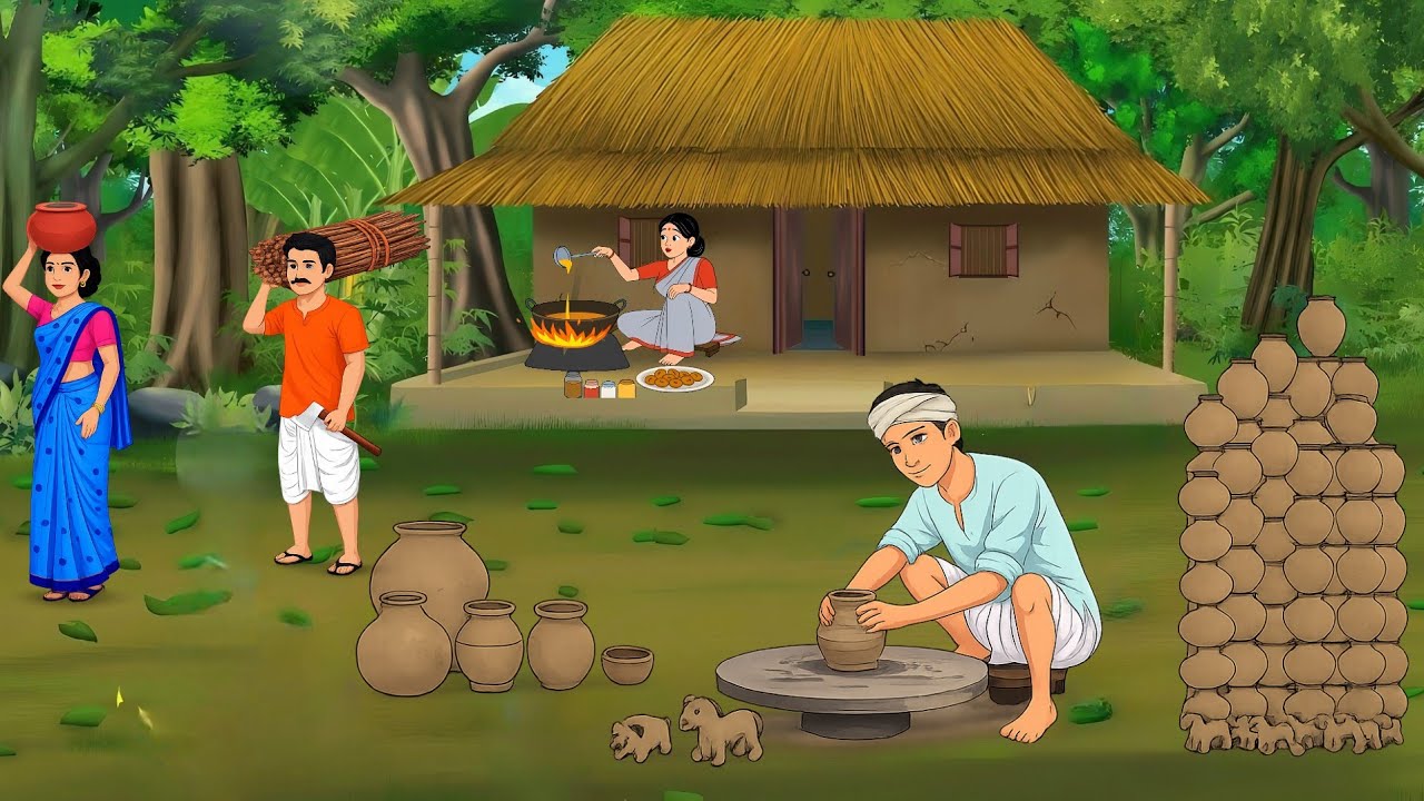  KARM KA DAND । कर्म का दंड। हिंदी कहानी। Cartoon hindi moral story।