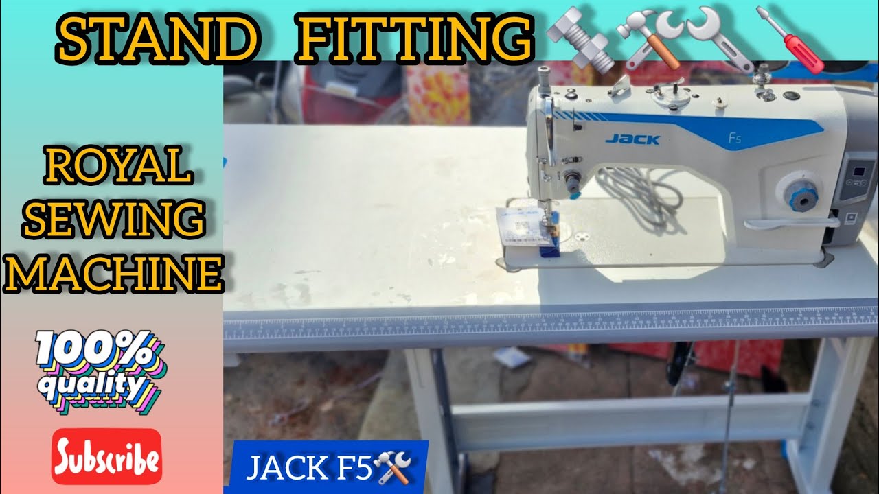 JACK F5 Stand Fitting Complete vedio🛠🪛💯//Juki machine fitting #standfitting #jackf5 #silaimachine