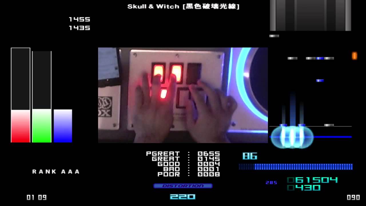 【発狂BMS】★21 Skull & Witch [黒色破壊光線]　HARD CLEAR 【手元付き】