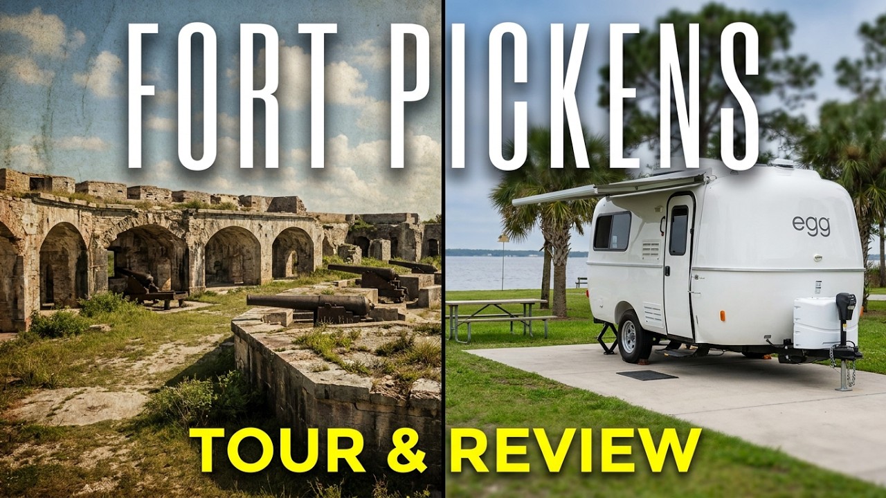 Fort Pickens National Park Campground Tour & Review