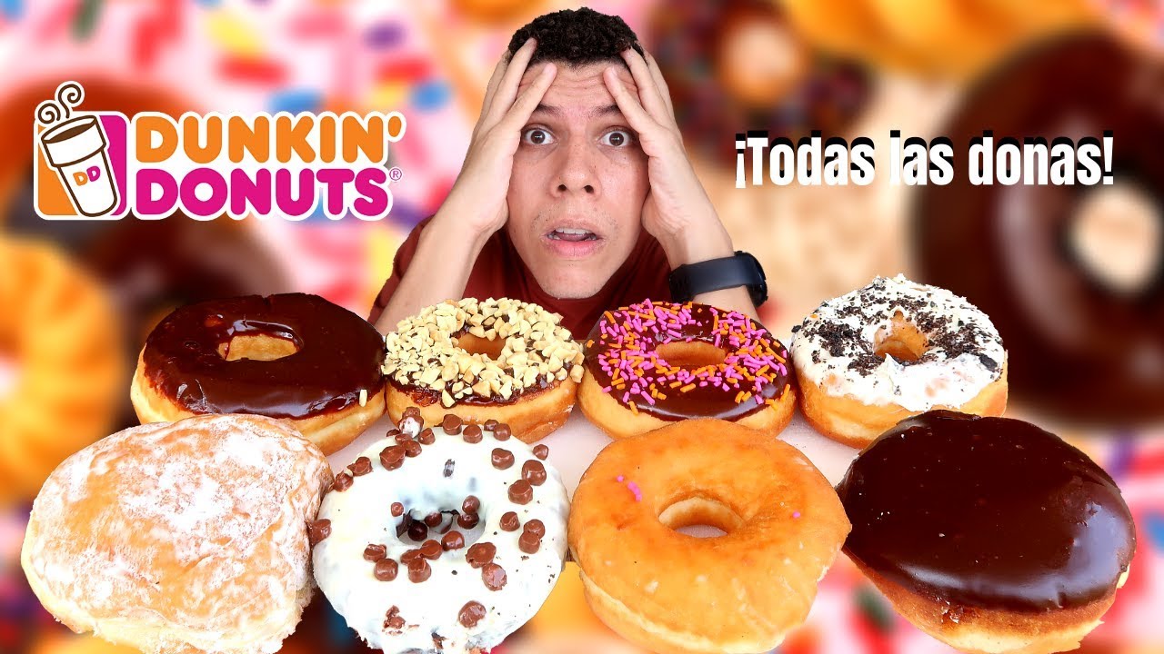 Probando TODAS las DONAS de DUNKIN DONUTS 🍩 ¿Son mas de 50? 😱