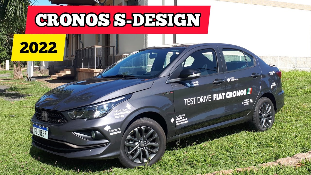 Fiat Cronos S-Design 2022, a versão mais bonita do Cronos Drive, ( Parte 1 )