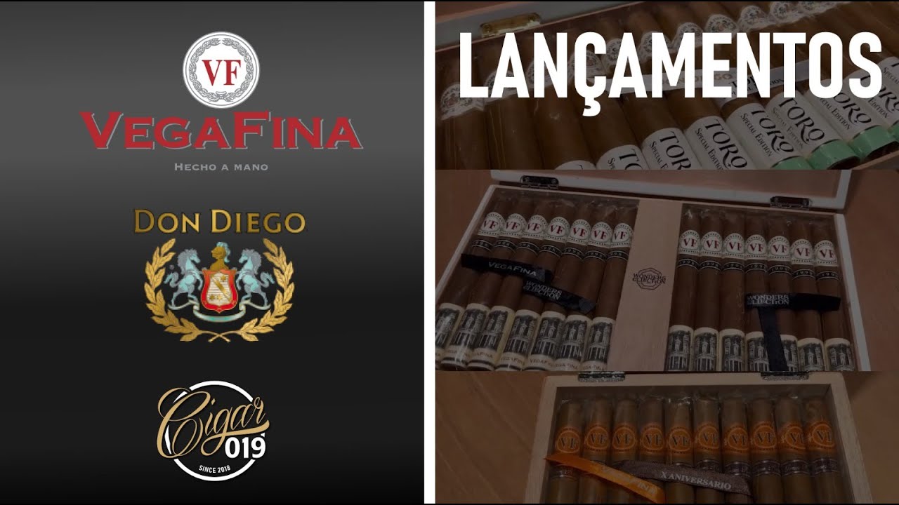CIGAR 019 - Confira os lançamentos de VegaFina e Don Diego!