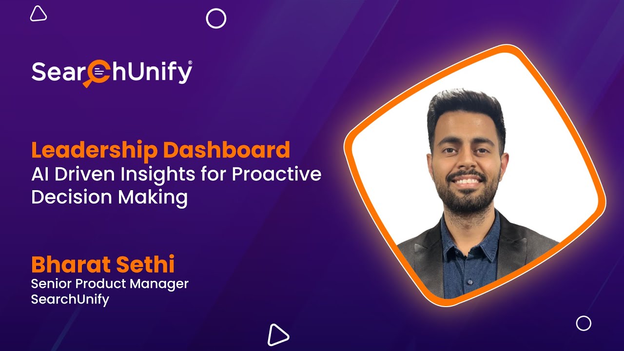 SearchUnify Leadership Dashboard | AI Driven Insights for Proactive Decision Making