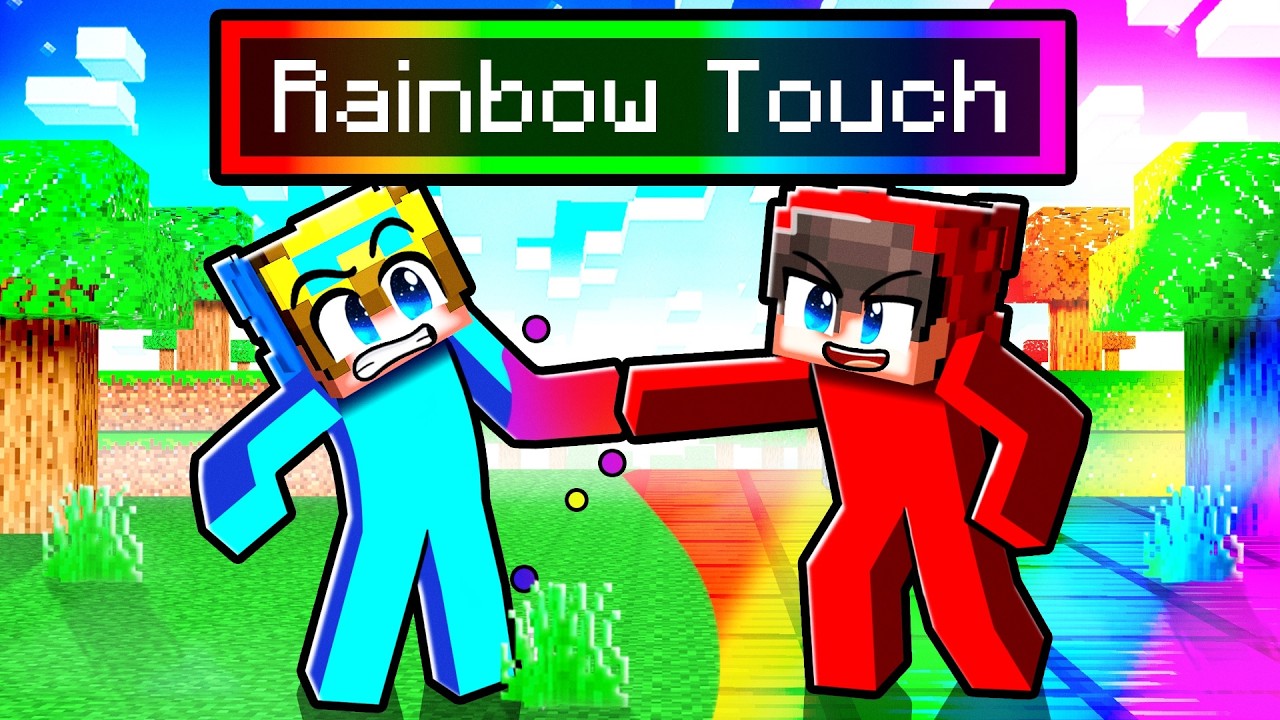 Minecraft, но всё, к чему я прикасаюсь, становится радужным&hellip;