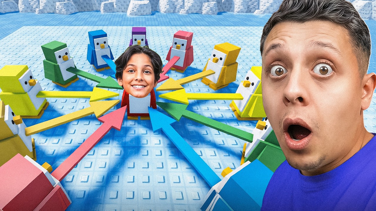 البطاريق ضربت اخوي الصغير😱🔥| ROBLOX