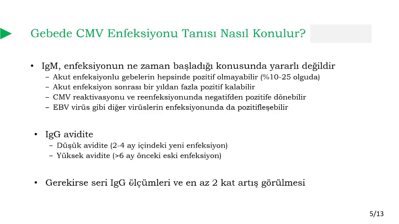 Gebelik ve CMV Enfeksiyonu