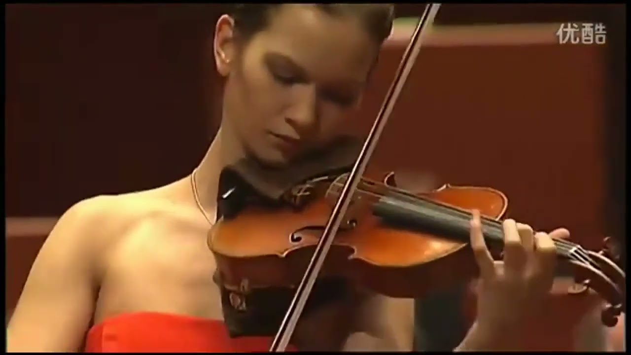 Hilary Hahn, J.S.Bach, bwv 1006-Gigue, from Partita No 3 in E major bassed