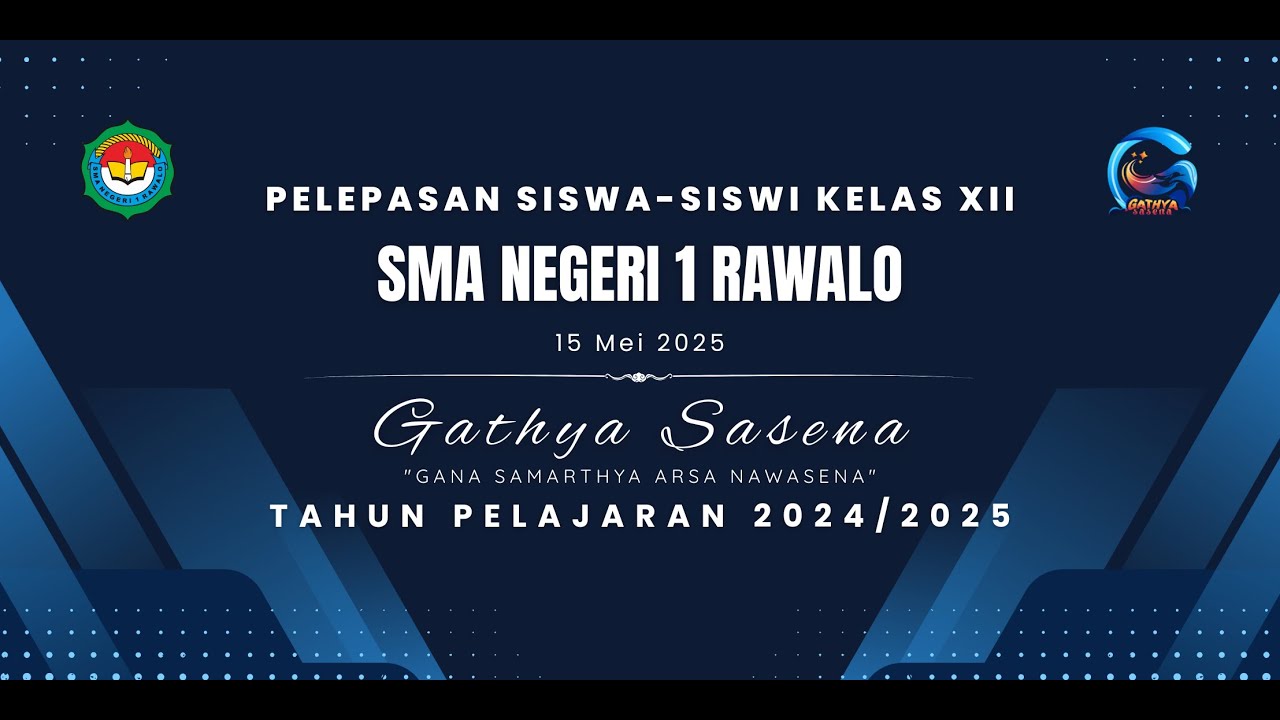 PELEPASAN SISWA SISWI KELAS Xll SMA NEGERI 1 RAWALO TAHUN AJARAN 2024/2025