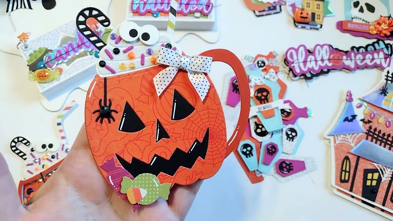 Kscraft Halloween Project Share! Check out all the new dies! 🎃