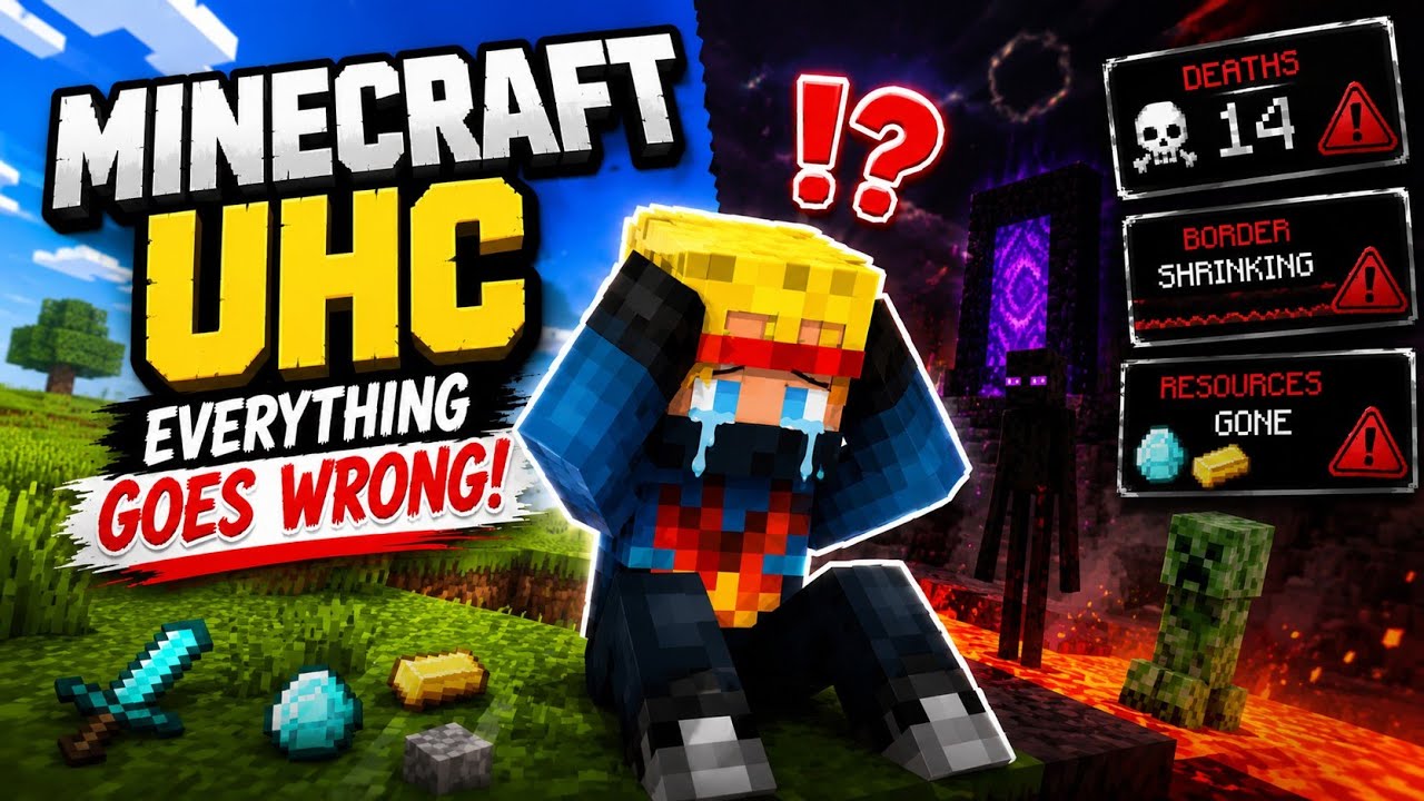 Minecraft UHC But Everything GOES WRONG!