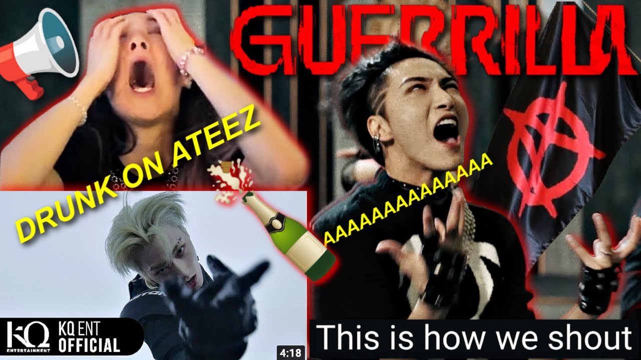 ATEEZ (에이티즈) - ‘Guerrilla’ Official MV REACTION | MY 1ST ATZ COMEBACK (1.5hr+ reaction omg WTF HELP)