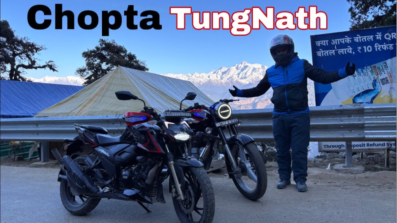 Haridwar To Chopta By Bike Latest Information 2025 |TUNGNATH TEMPLE SNOWFALL |Chopta Road Trip