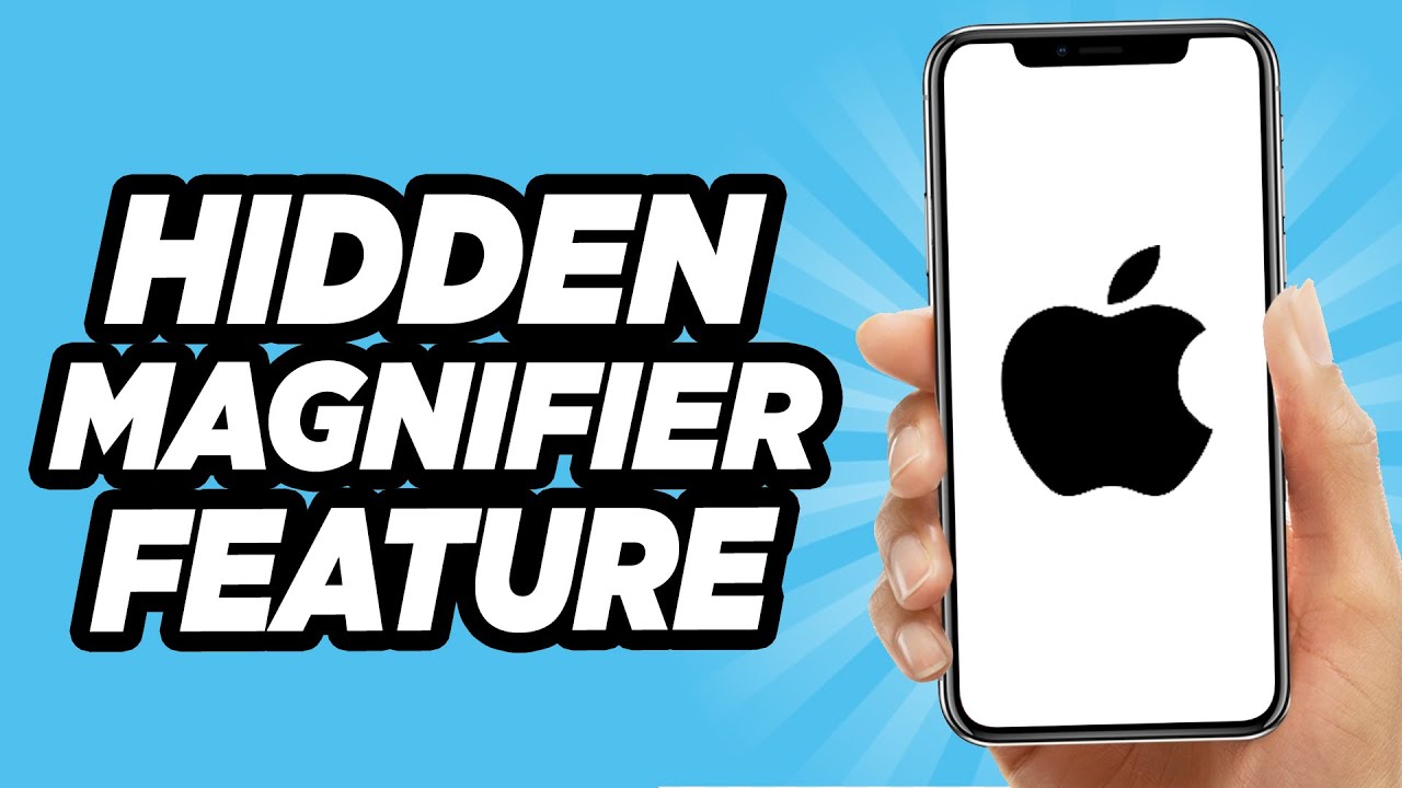 How to Use iPhone Hidden Magnifier Feature