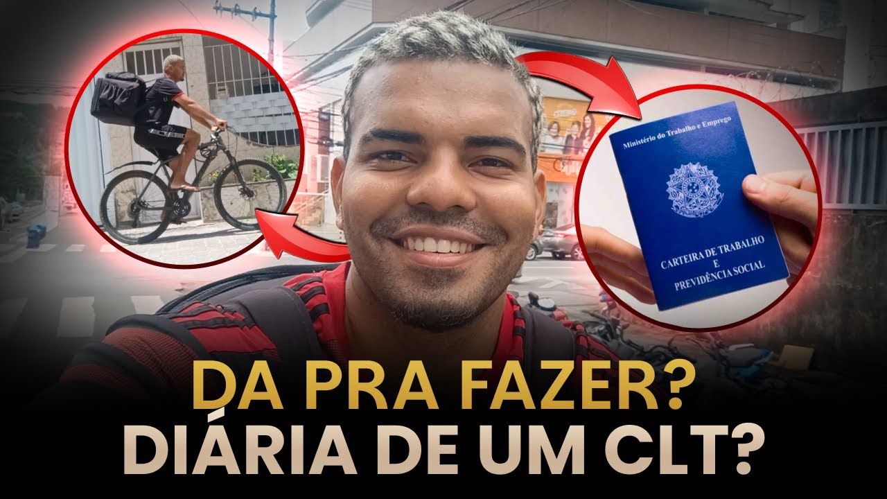Dá pra bater a diária de um CLT entregando de bike? 🚴💰