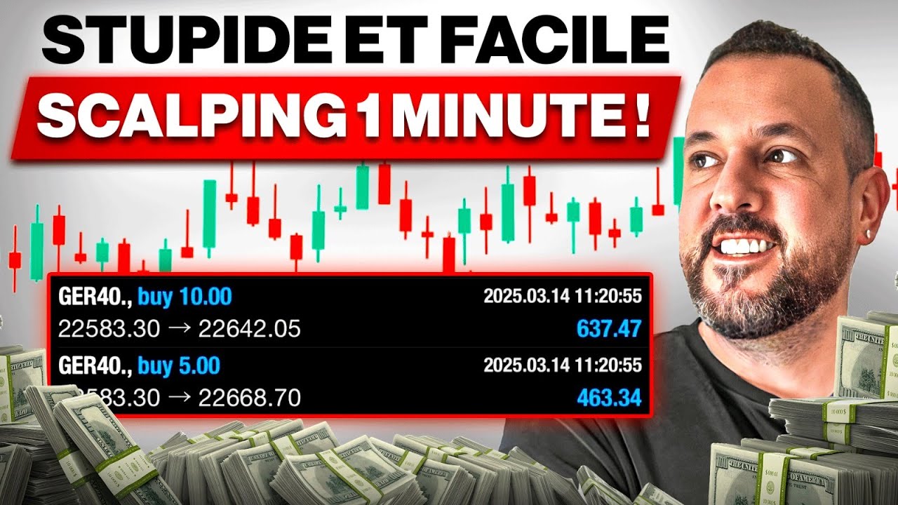 MA STUPIDE STRATÉGIE DE SCALPING EN 1 MINUTE POUR DÉBUTANT