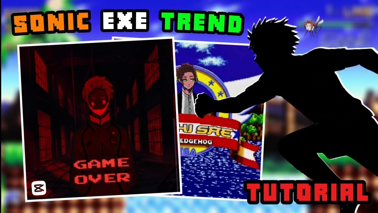 New Sonic exe ⚡ Trend Full Tutorial | CapCut Mobile 🎥 | #edit #manga