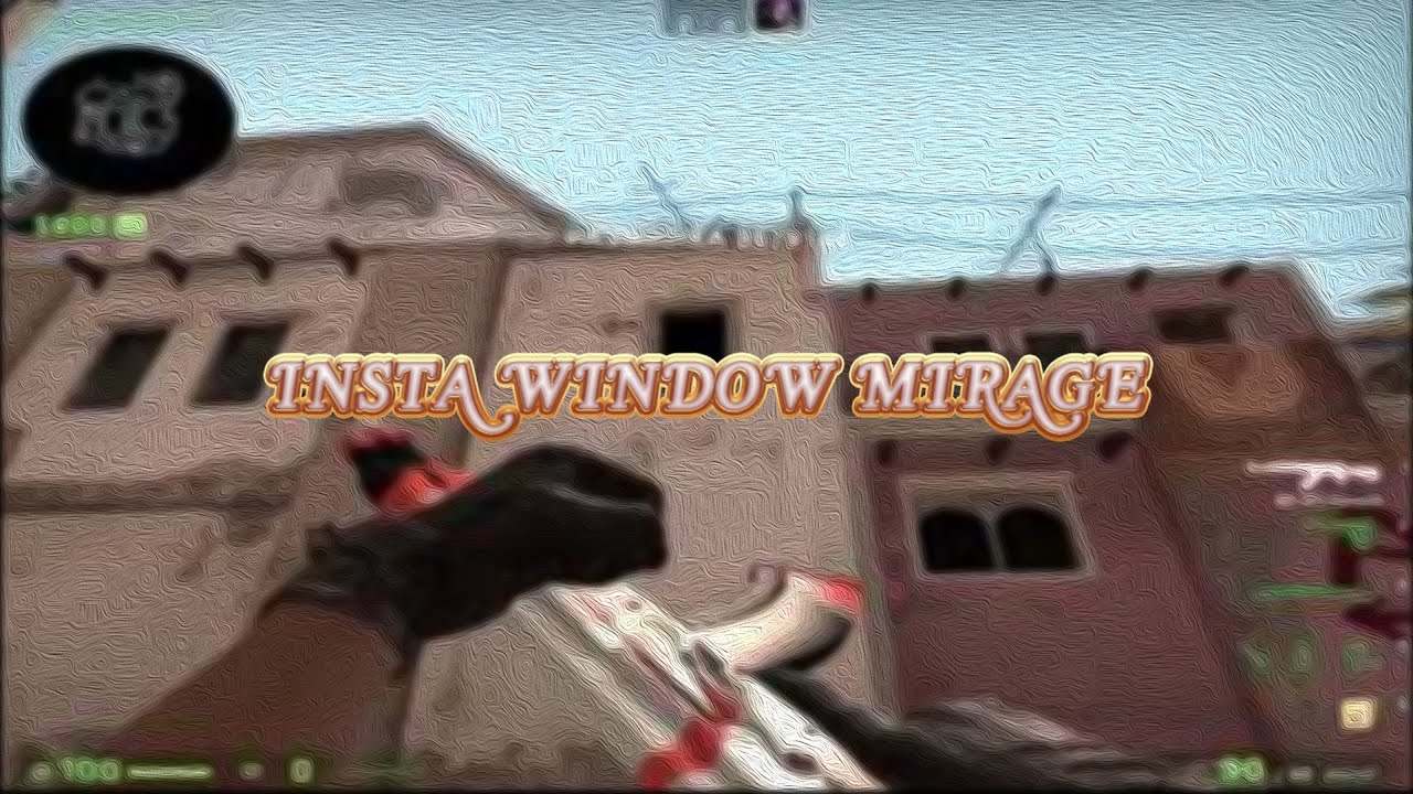 CSGO Guide #1 Фаст окно смоки мираж / Insta Smoke window mirage
