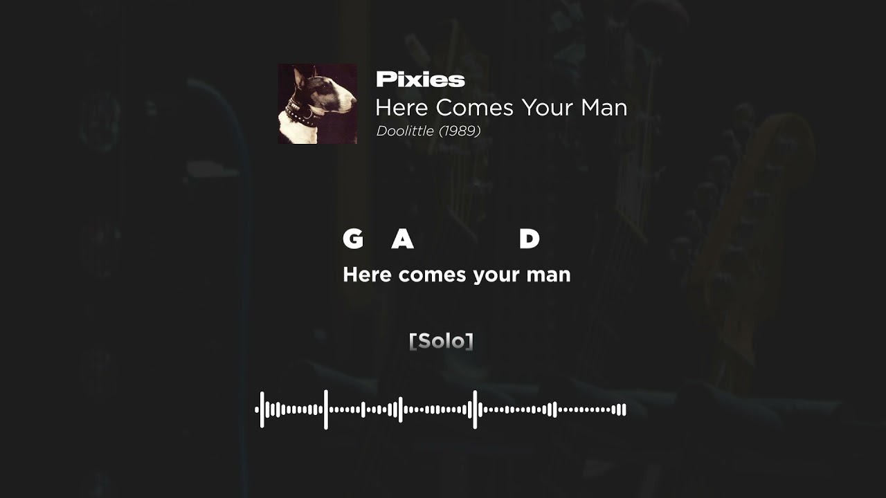 Pixies - Here Comes Your Man / Guitar Chord / Guitar Backing Track