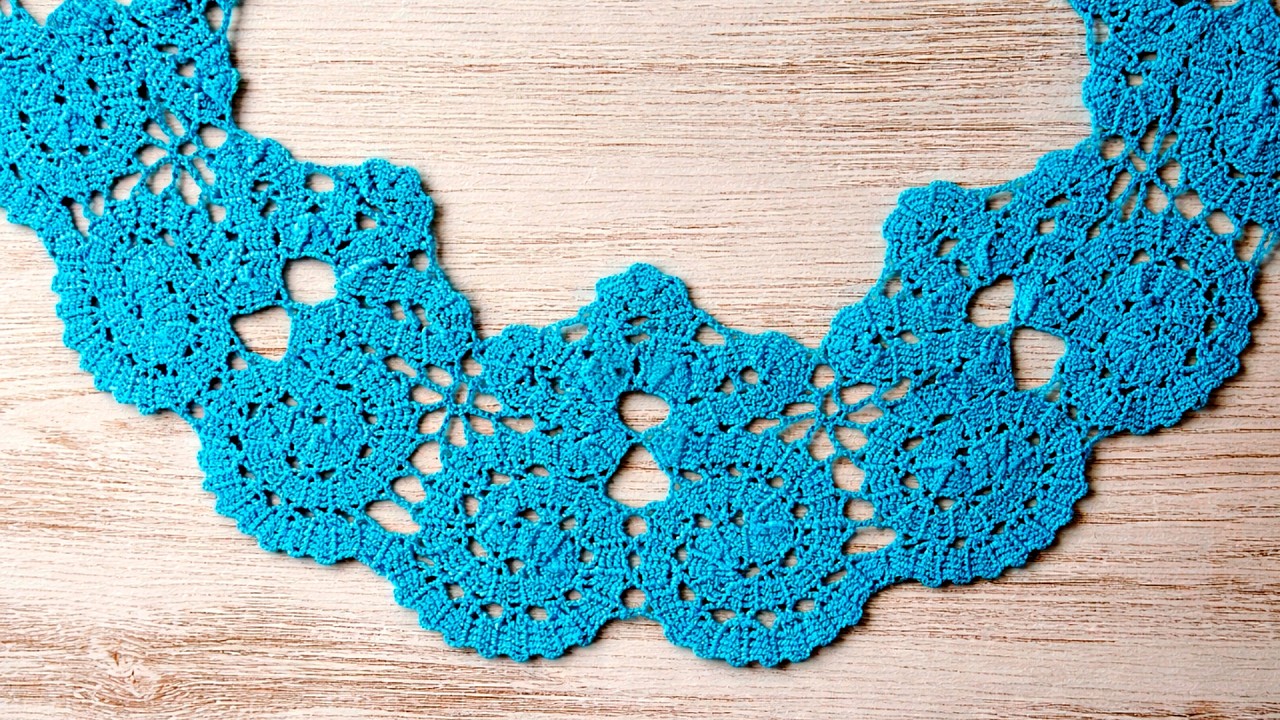Завиток брюггского кружева. 3-я часть. #irinaus #crochet #брюггскоекружево