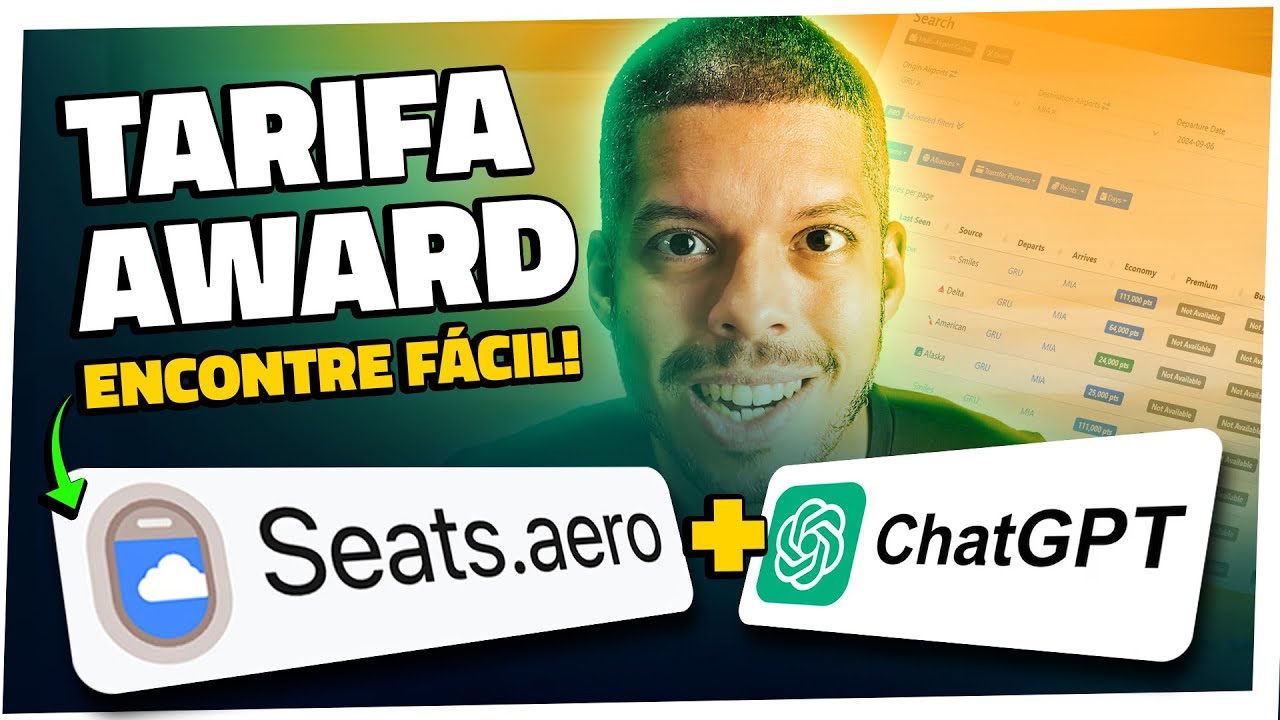 Como encontrar tarifa award usando Seats.aero e Chat GPT