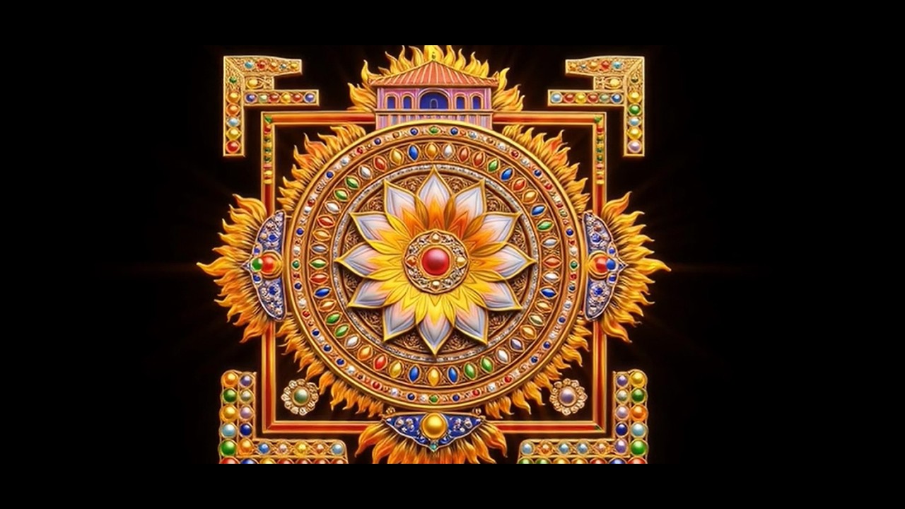 Stopping Inner Dialogue | Deep Meditation on the Sacred Kalachakra | Binaural Beats & Alpha Waves