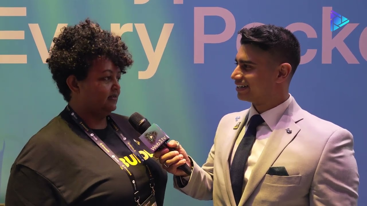Hana (Haniccha) Terefe of Nethermind at Binance Blockchain Week 2024!