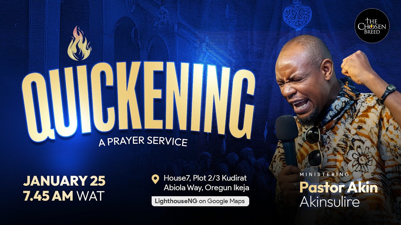 Quickening // Church Unusual Service // TheChosenBreedChurch // 25.01.2026