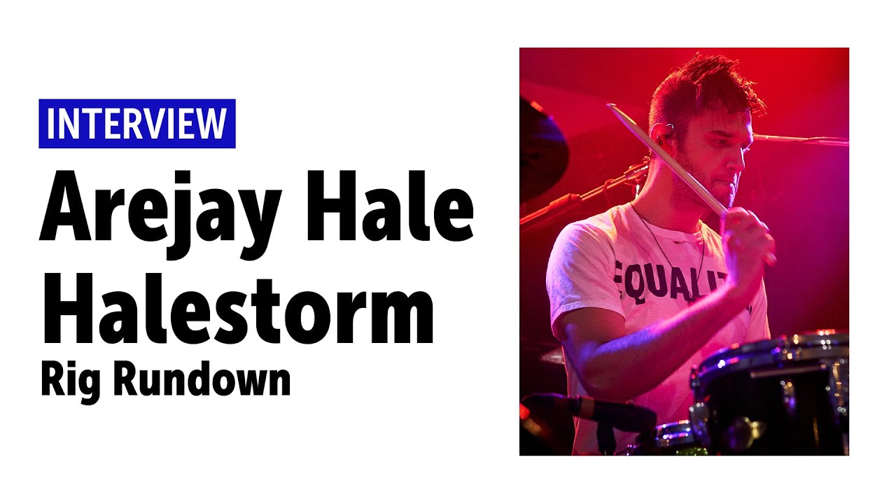 Arejay Hale | HALESTORM | Stage Interview & Drum Rundown