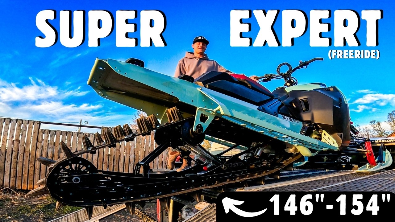 Modifying a Ski-Doo Snowmobile into a Super Expert 154