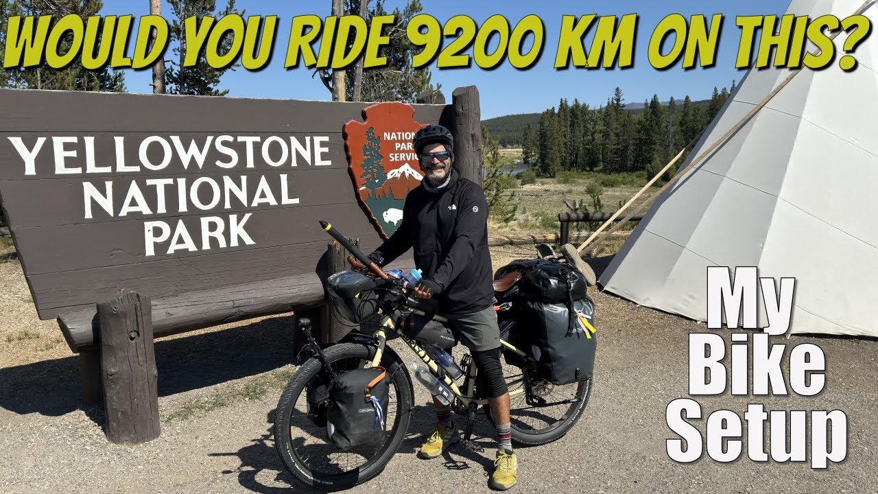 My BIKE SET UP after riding more than 9200km across the US