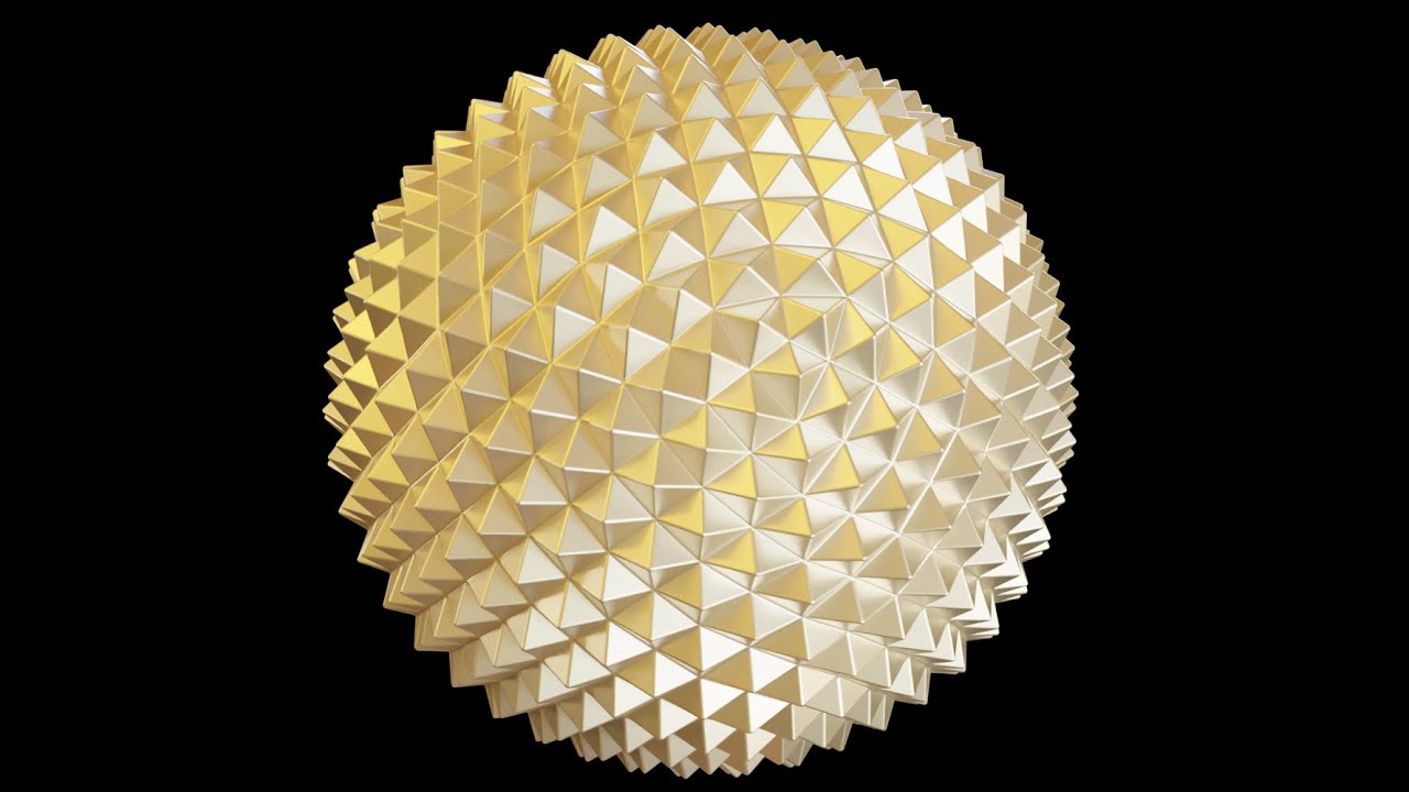 Make spikey ball fast in Blender