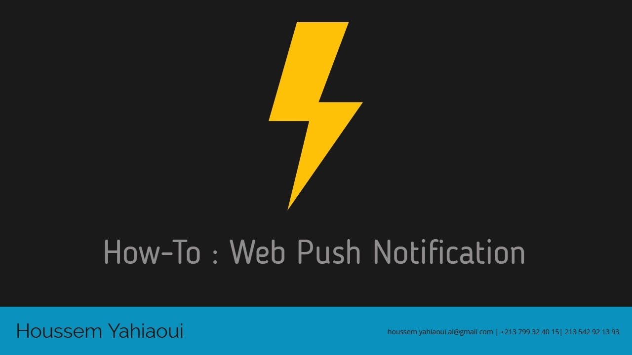 How-To : Push Notification Integration in NodeJS Application