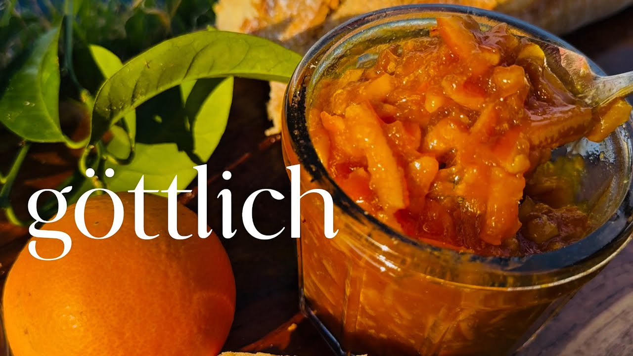 🍊 Geheimtipp Orangenmarmelade – nur 2 Zutaten 🍊