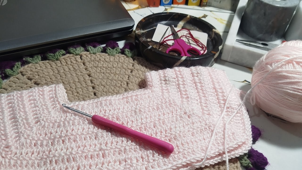 How to Close Sleeves & Continue Yoke | Crochet 12-Year-Old Pullover | Part 2