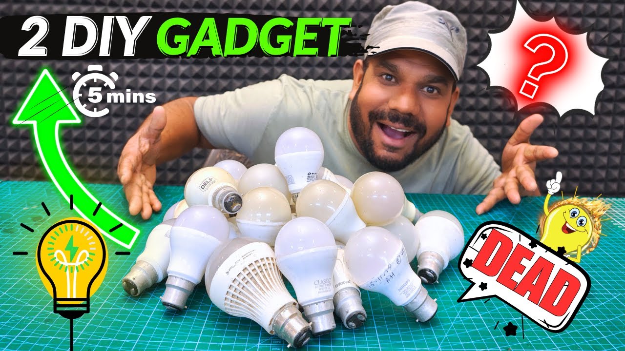 खराब Led Bulb कभी मत फेकना वरना बहुत पछताओगे | 2 Awesome Uses of Old Led Bulb | Top 2 Amazing Ideas