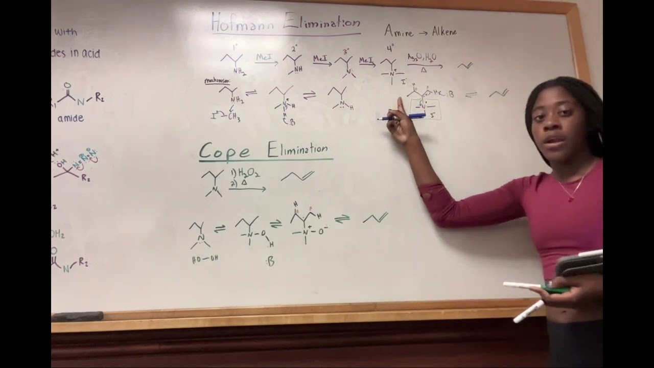 Cope and Hofmann elimination