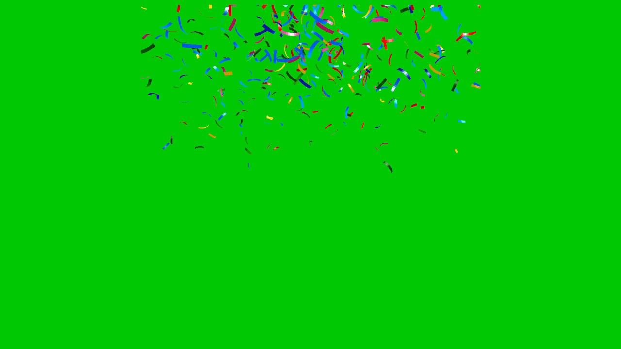 Confetti Green Screen Effect