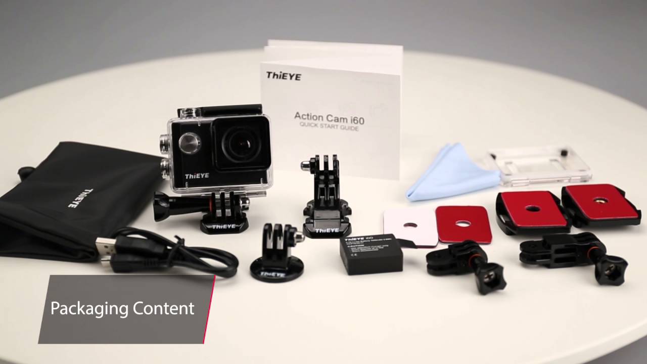 ThiEYE i60 4K camera unboxing