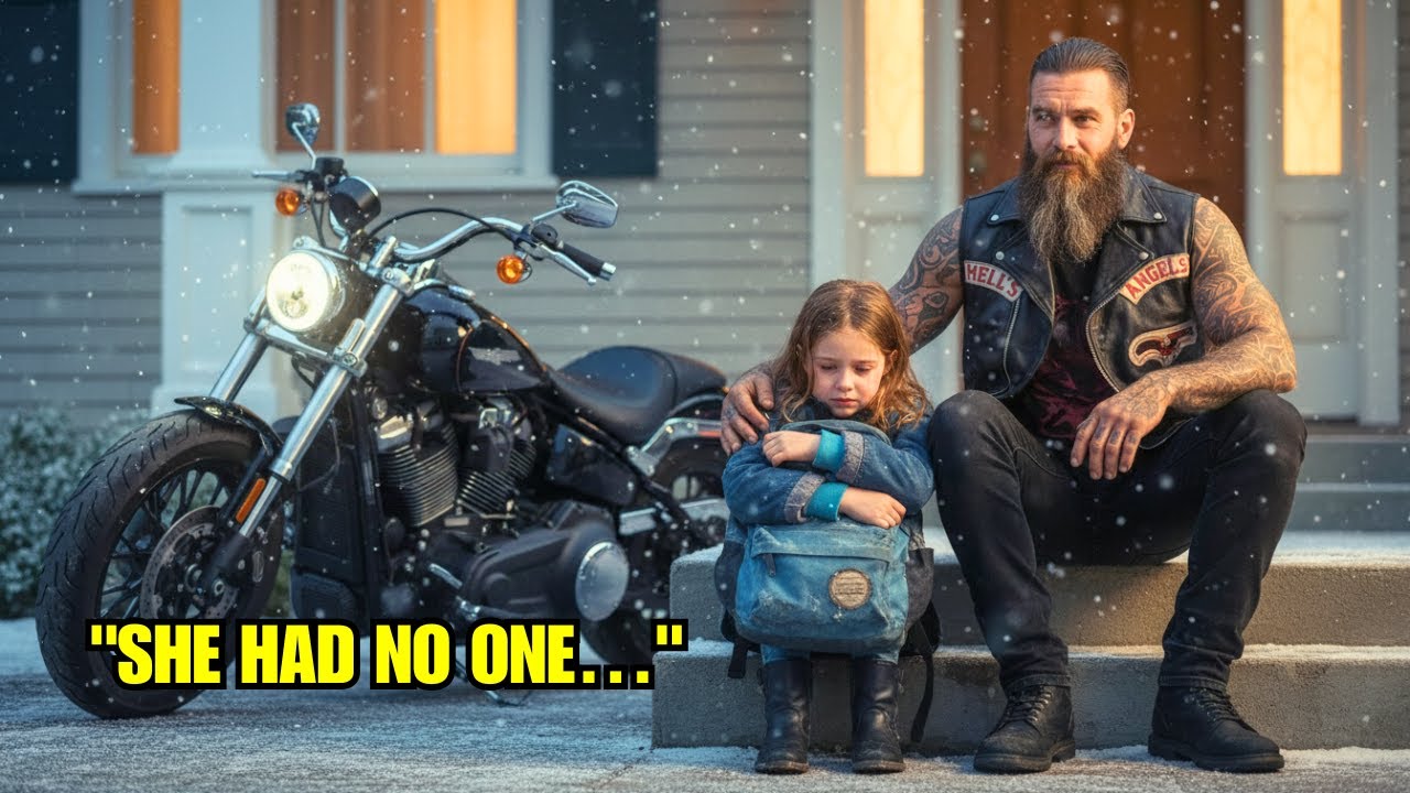 Little Girl Was Rejected by Her Family—Hell’s Angels Biker Took Her in and Changed Her Life Forever