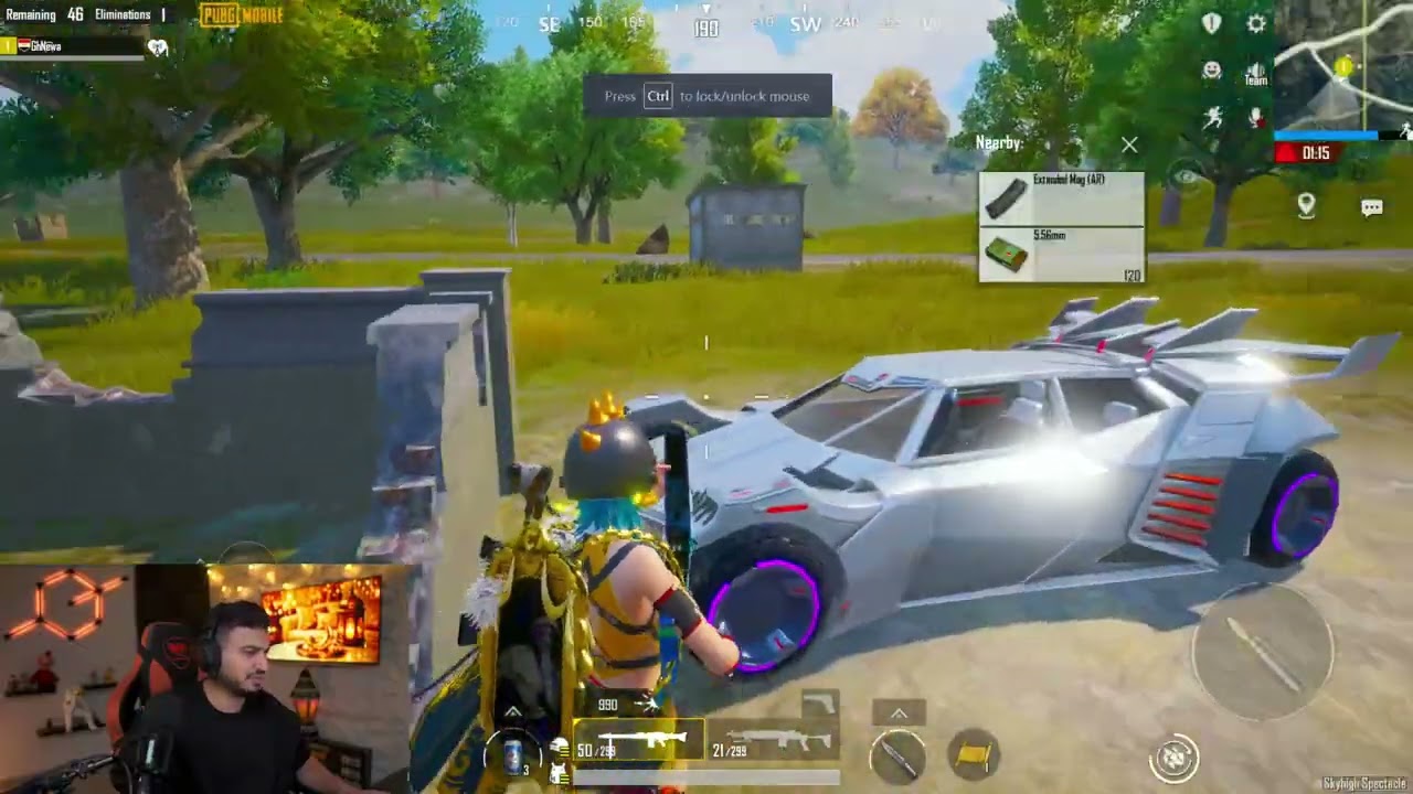 غنيوه بيلعب سولو ببجي موبايل PUBGM