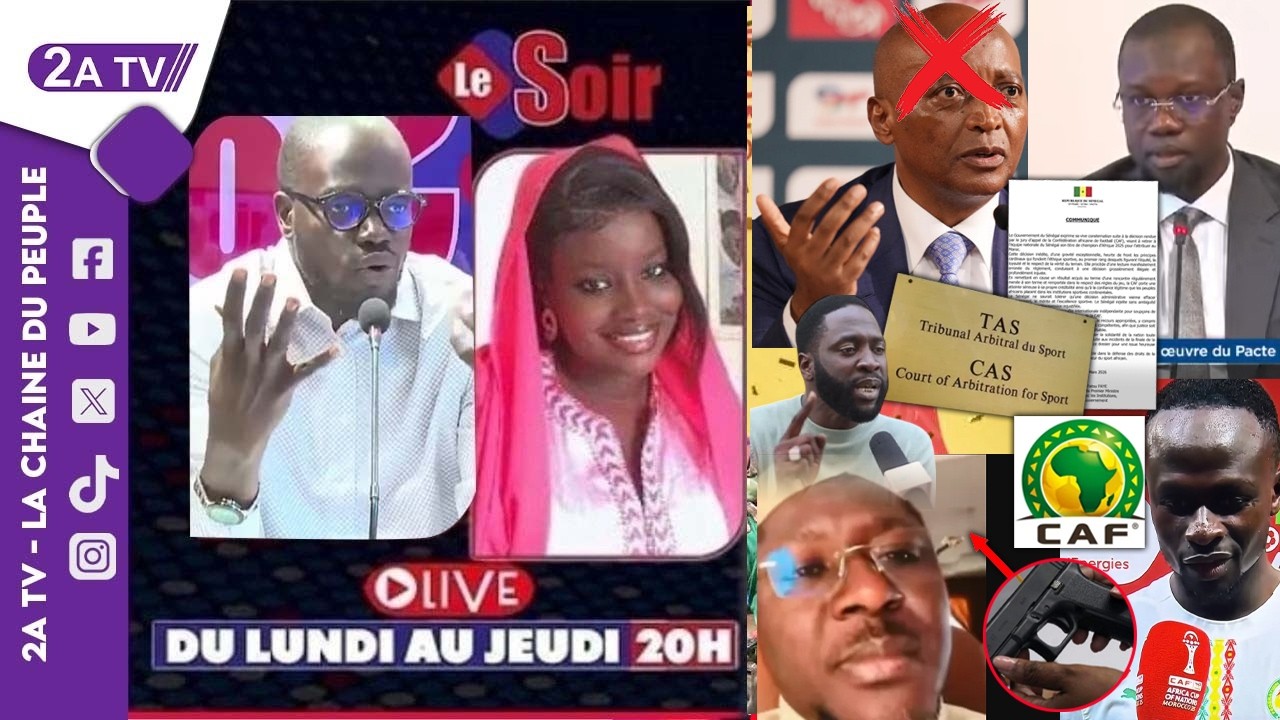 DIRECT: Scand@le à la CAF, décision injuste contre le Sénégal-les 13 mesures du PM Sonko: Moustapha
