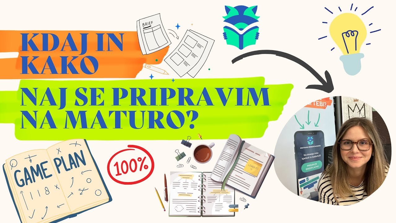 Kako se pripraviti na maturo? - RNM Webinar, marec 2025