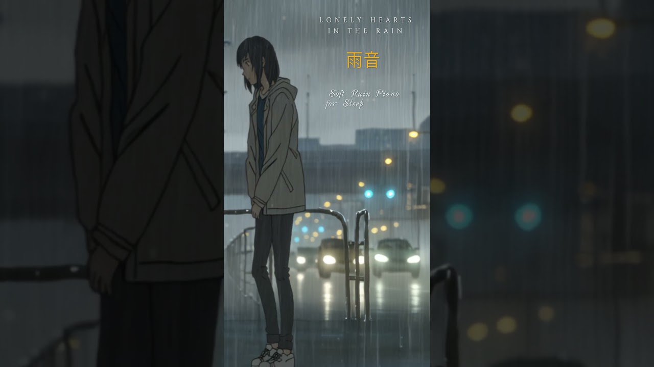 雨の街🖤Alone in the Rain🖤 雨の街🖤— Soft Piano for Goodbyes • City Night Ambience #sentimental #pianomusic