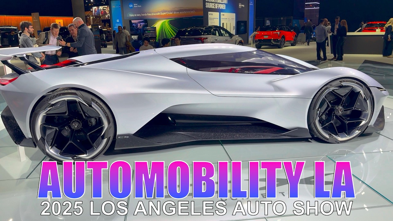 Пешеходная экскурсия по AutoMobility LA 2025 (автосалон в Лос-Анджелесе)