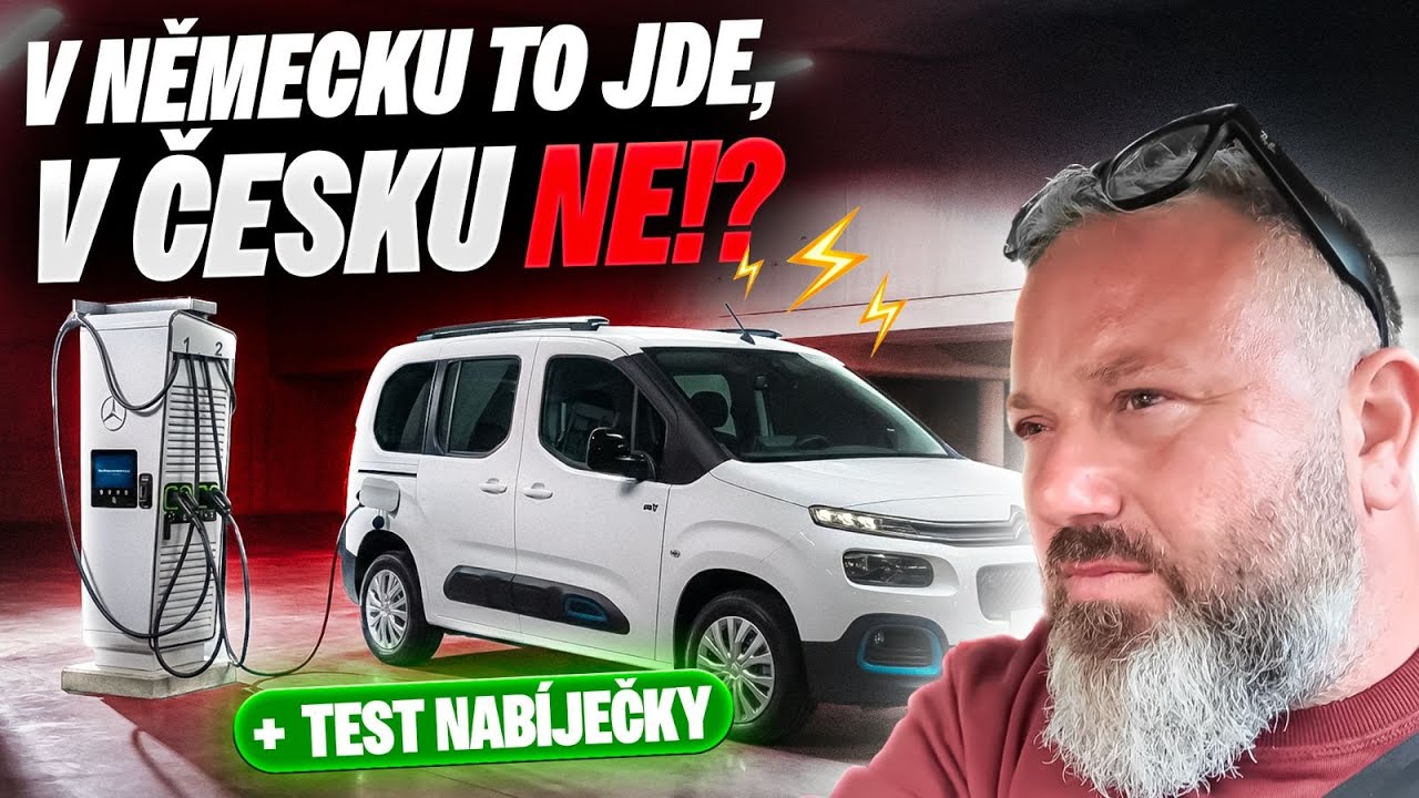Když zbývá pár km dojezdu… Kde to funguje lépe? Česko vs. Německo | Test nabíječek. Předání Vita !