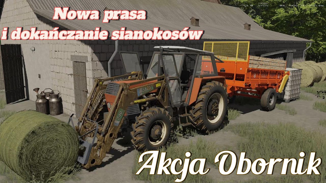|#2 Rolnik z baryczy🚜 | Nowa prasa💪 i akcja obornik💩