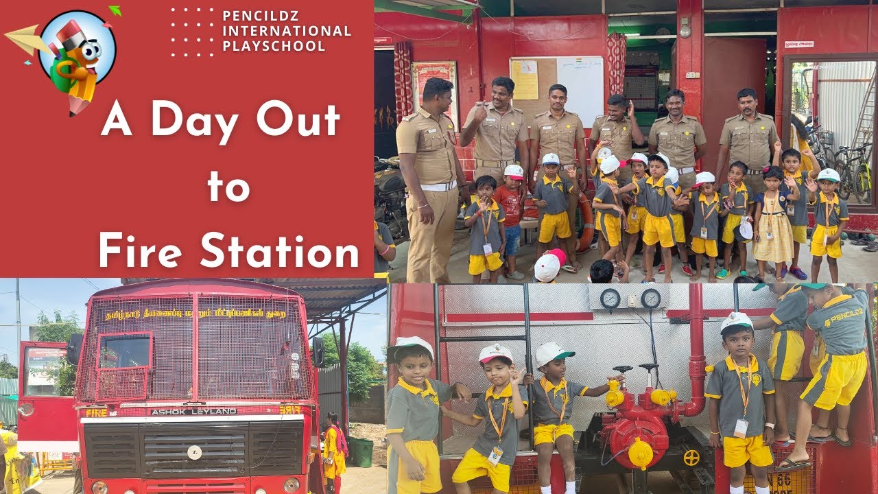 Kids trip to fire station | Educational trip | pencildz