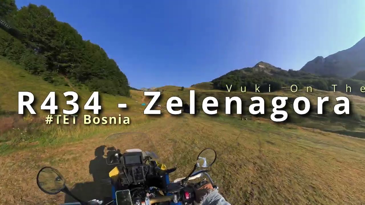 Bosznia legjava - Zelenagora, az R434-en lefelé #transeurotrail